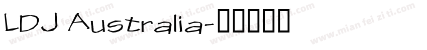 LDJ Australia字体转换
